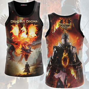 Dragon’s Dogma II Video Game All Over Printed T-shirt Tank Top Zip Hoodie Pullover Hoodie Hawaiian Shirt Beach Shorts Joggers Tank Top S 