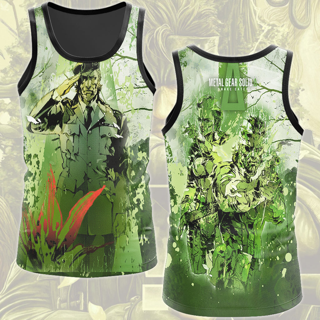 Metal Gear Solid: Snake Eater Video Game All Over Printed T-shirt Tank Top Zip Hoodie Pullover Hoodie Hawaiian Shirt Beach Shorts Joggers