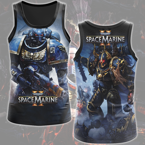 Warhammer 40000: Space Marine 2 Video Game All Over Printed T-shirt Tank Top Zip Hoodie Pullover Hoodie Hawaiian Shirt Beach Shorts Joggers Tank Top S 