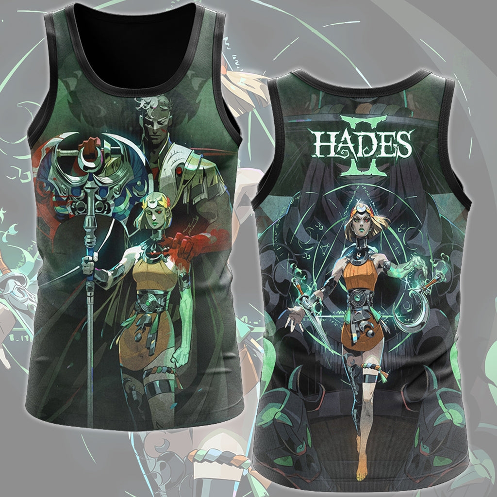 Hades II Video Game All Over Printed T-shirt Tank Top Zip Hoodie Pullover Hoodie Hawaiian Shirt Beach Shorts Joggers Tank Top