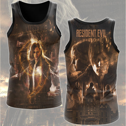 Resident Evil Requiem Video Game All Over Printed T-shirt Tank Top Zip Hoodie Pullover Hoodie Hawaiian Shirt Beach Shorts Joggers