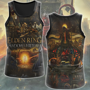 Elden Ring Shadow of the Erdtree Video Game All Over Printed T-shirt Tank Top Zip Hoodie Pullover Hoodie Hawaiian Shirt Beach Shorts Joggers Tank Top S 