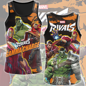 Marvel Rivals - Gamma Charge Video Game All Over Printed T-shirt Tank Top Zip Hoodie Pullover Hoodie Hawaiian Shirt Beach Shorts Joggers Tank Top S 