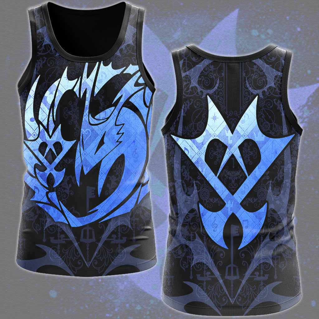 Kingdom Hearts Symbols The Unversed Emblem Video Game All Over Printed T-shirt Tank Top Zip Hoodie Pullover Hoodie Hawaiian Shirt Beach Shorts Joggers