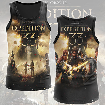 Clair Obscur: Expedition 33 Video Game All Over Printed T-shirt Tank Top Zip Hoodie Pullover Hoodie Hawaiian Shirt Beach Shorts Joggers Tank Top S