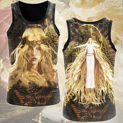 Elden Ring Miquella the Kind Video Game All Over Printed T-shirt Tank Top Zip Hoodie Pullover Hoodie Hawaiian Shirt Beach Shorts Joggers