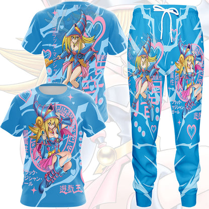 Yu-gi-oh! Dark Magician Girl Video Game All Over Printed T-shirt Tank Top Zip Hoodie Pullover Hoodie Hawaiian Shirt Beach Shorts Joggers