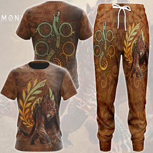 Monster Hunter Wilds Video Game All Over Printed T-shirt Tank Top Zip Hoodie Pullover Hoodie Hawaiian Shirt Beach Shorts Joggers