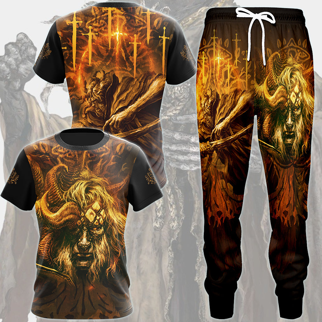 Elden Ring Morgott the Omen King Video Game All Over Printed T-shirt Tank Top Zip Hoodie Pullover Hoodie Hawaiian Shirt Beach Shorts Joggers