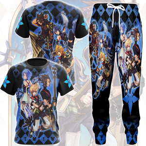 Kingdom Hearts Terra, Ventus and Aqua (Wayfinder trio) Video Game All Over Printed T-shirt Tank Top Zip Hoodie Pullover Hoodie Hawaiian Shirt Beach Shorts Joggers