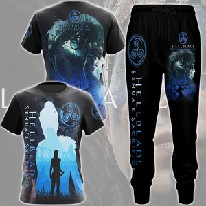 Hellblade: Senua's Sacrifice Video Game All Over Printed T-shirt Tank Top Zip Hoodie Pullover Hoodie Hawaiian Shirt Beach Shorts Joggers   