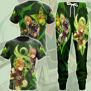 Kingdom Hearts Ventus Video Game All Over Printed T-shirt Tank Top Zip Hoodie Pullover Hoodie Hawaiian Shirt Beach Shorts Joggers