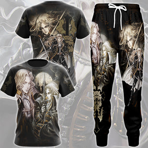 Alucard Castlevania: Symphony of the Night Video Game All Over Printed T-shirt Tank Top Zip Hoodie Pullover Hoodie Hawaiian Shirt Beach Shorts Joggers