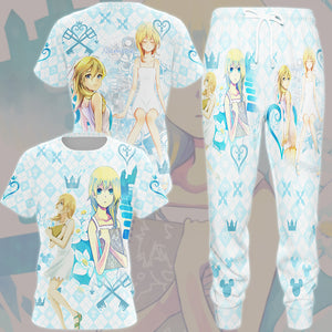 Kingdom Hearts Namine Video Game All Over Printed T-shirt Tank Top Zip Hoodie Pullover Hoodie Hawaiian Shirt Beach Shorts Joggers