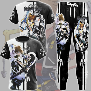 Kingdom Hearts Sora Video Game All Over Printed T-shirt Tank Top Zip Hoodie Pullover Hoodie Hawaiian Shirt Beach Shorts Joggers