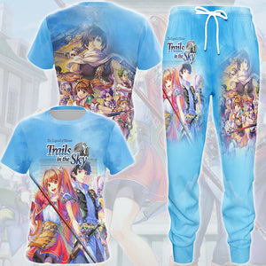 The Legend of Heroes: Trails in the Sky Video Game All Over Printed T-shirt Tank Top Zip Hoodie Pullover Hoodie Hawaiian Shirt Beach Shorts Joggers