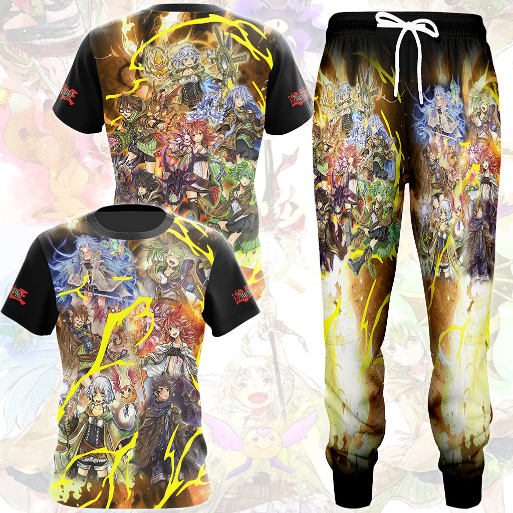 Yu-gi-oh! The Spirit Charmers Video Game All Over Printed T-shirt Tank Top Zip Hoodie Pullover Hoodie Hawaiian Shirt Beach Shorts Joggers