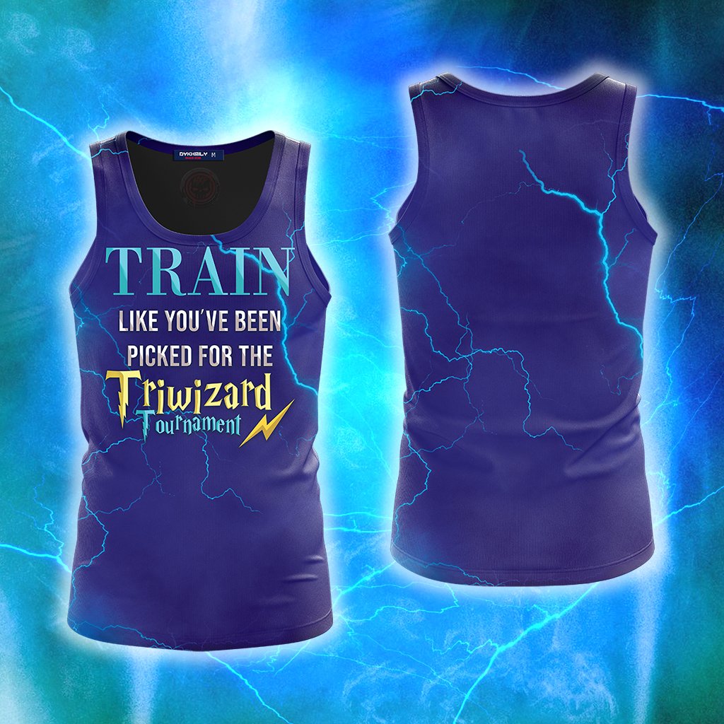 Train Like You've Been Picked For The Triwizard Tournament Harry Potter Unisex 3D T-shirt Tank Top S 