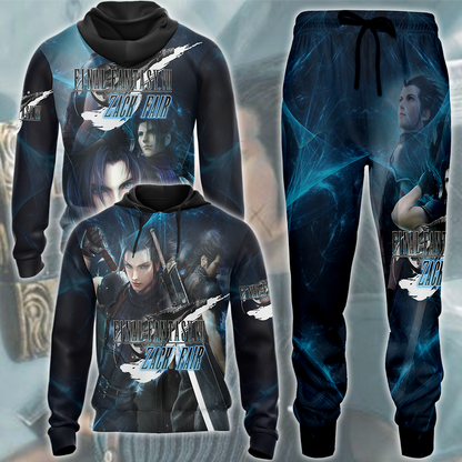Final Fantasy VII Rebirth Zack Fair Video Game All Over Printed T-shirt Tank Top Zip Hoodie Pullover Hoodie Hawaiian Shirt Beach Shorts Joggers   
