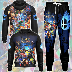 Super Smash Bros. Ultimate Video Game All Over Printed T-shirt Tank Top Zip Hoodie Pullover Hoodie Hawaiian Shirt Beach Shorts Joggers