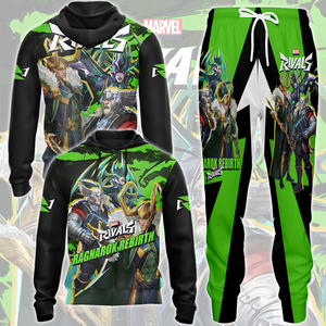 Marvel Rivals - Ragnarok Rebirth Video Game All Over Printed T-shirt Tank Top Zip Hoodie Pullover Hoodie Hawaiian Shirt Beach Shorts Joggers   