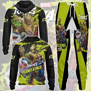 Marvel Rivals - Planet X Pals Video Game All Over Printed T-shirt Tank Top Zip Hoodie Pullover Hoodie Hawaiian Shirt Beach Shorts Joggers   