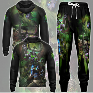 World Of Warcraft Stormrage Brothers - Illidan Stormrage, Malfurion Stormrage Video Game All Over Printed T-shirt Tank Top Zip Hoodie Pullover Hoodie Hawaiian Shirt Beach Shorts Joggers