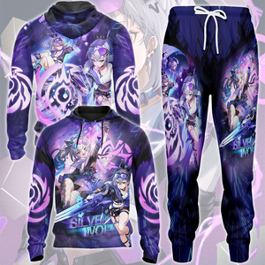 Honkai: Star Rail Silver Wolf Video Game All Over Printed T-shirt Tank Top Zip Hoodie Pullover Hoodie Hawaiian Shirt Beach Shorts Joggers   