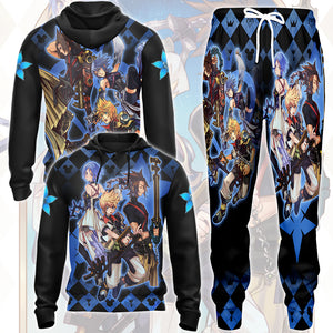 Kingdom Hearts Terra, Ventus and Aqua (Wayfinder trio) Video Game All Over Printed T-shirt Tank Top Zip Hoodie Pullover Hoodie Hawaiian Shirt Beach Shorts Joggers