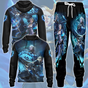 World Of Warcraft Jaina Proudmoore Video Game All Over Printed T-shirt Tank Top Zip Hoodie Pullover Hoodie Hawaiian Shirt Beach Shorts Joggers