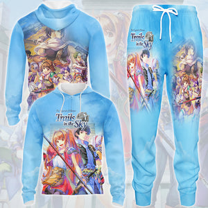 The Legend of Heroes: Trails in the Sky Video Game All Over Printed T-shirt Tank Top Zip Hoodie Pullover Hoodie Hawaiian Shirt Beach Shorts Joggers