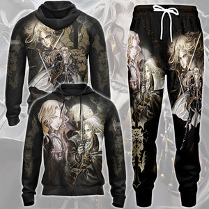 Alucard Castlevania: Symphony of the Night Video Game All Over Printed T-shirt Tank Top Zip Hoodie Pullover Hoodie Hawaiian Shirt Beach Shorts Joggers