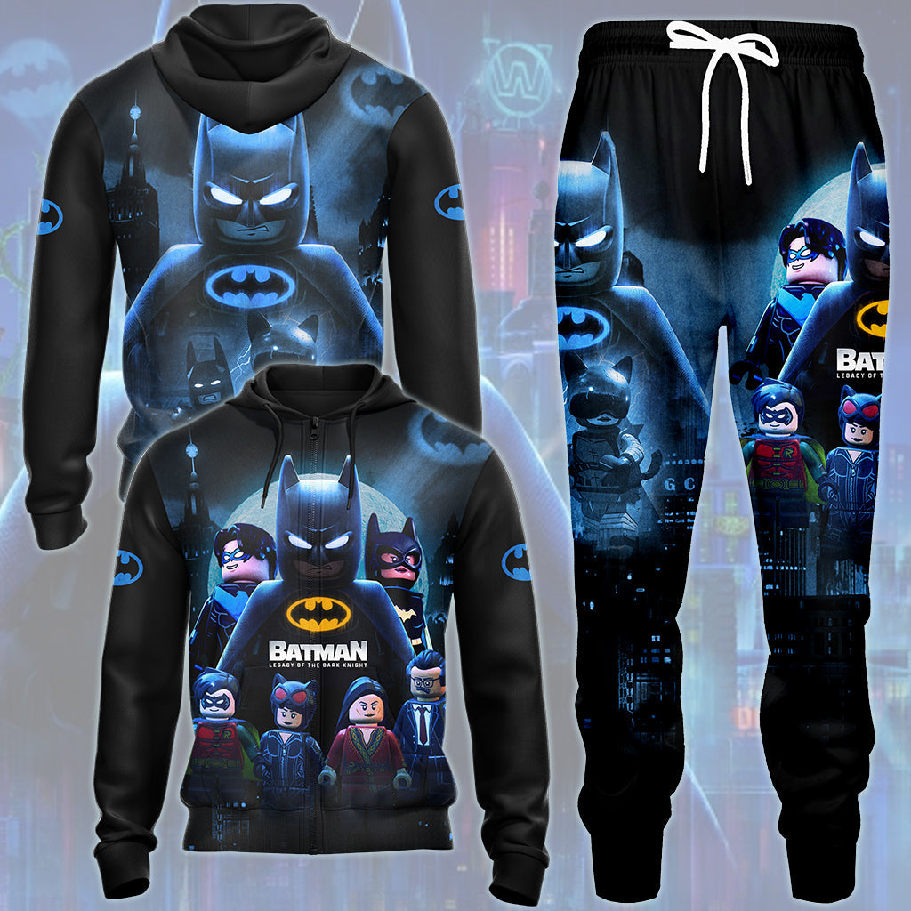 Batman: Legacy of the Dark Knight Video Game All Over Printed T-shirt Tank Top Zip Hoodie Pullover Hoodie Hawaiian Shirt Beach Shorts Joggers