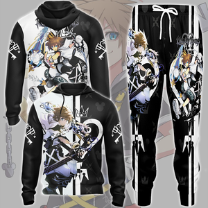 Kingdom Hearts Sora Video Game All Over Printed T-shirt Tank Top Zip Hoodie Pullover Hoodie Hawaiian Shirt Beach Shorts Joggers