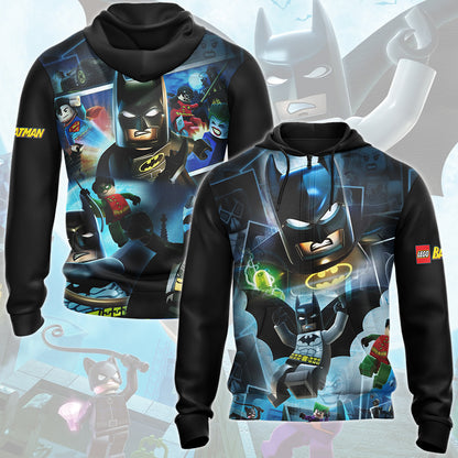 LEGO Batman: The Videogame Video Game All Over Printed T-shirt Tank Top Zip Hoodie Pullover Hoodie Hawaiian Shirt Beach Shorts Joggers Zip Hoodie S