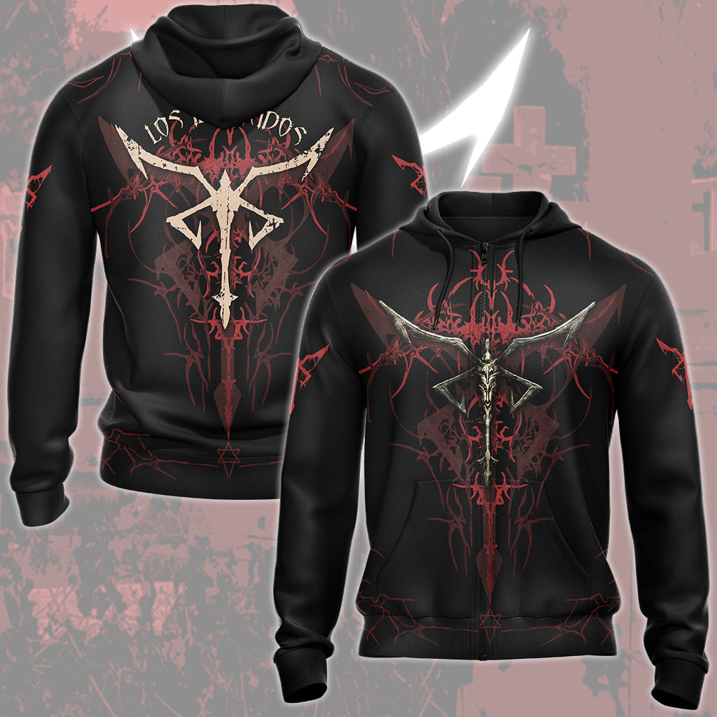 Resident Evil Los Iluminados Video Game All Over Printed T-shirt Tank Top Zip Hoodie Pullover Hoodie Hawaiian Shirt Beach Shorts Joggers Zip Hoodie