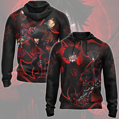 Kingdom Hearts Vanitas Video Game All Over Printed T-shirt Tank Top Zip Hoodie Pullover Hoodie Hawaiian Shirt Beach Shorts Joggers Zip Hoodie S