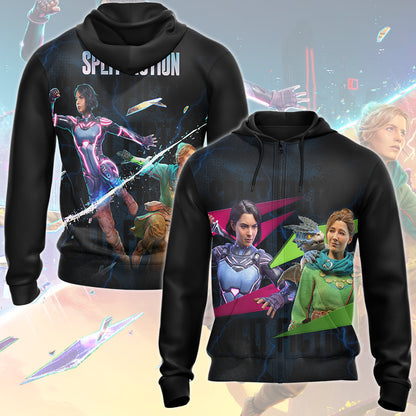Split Fiction Video Game All Over Printed T-shirt Tank Top Zip Hoodie Pullover Hoodie Hawaiian Shirt Beach Shorts Joggers Zip Hoodie S