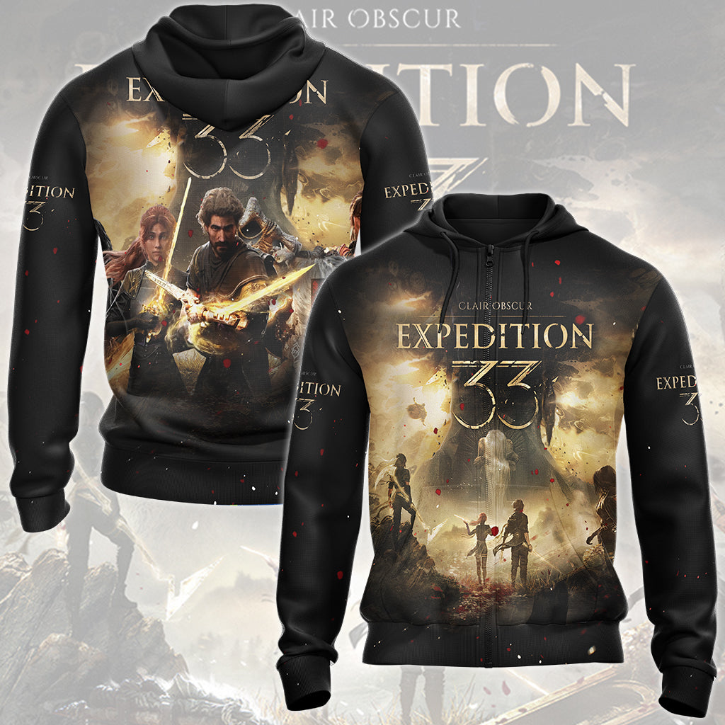 Clair Obscur: Expedition 33 Video Game All Over Printed T-shirt Tank Top Zip Hoodie Pullover Hoodie Hawaiian Shirt Beach Shorts Joggers Zip Hoodie S