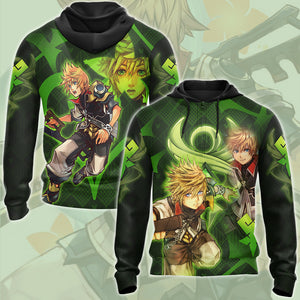 Kingdom Hearts Ventus Video Game All Over Printed T-shirt Tank Top Zip Hoodie Pullover Hoodie Hawaiian Shirt Beach Shorts Joggers Zip Hoodie S