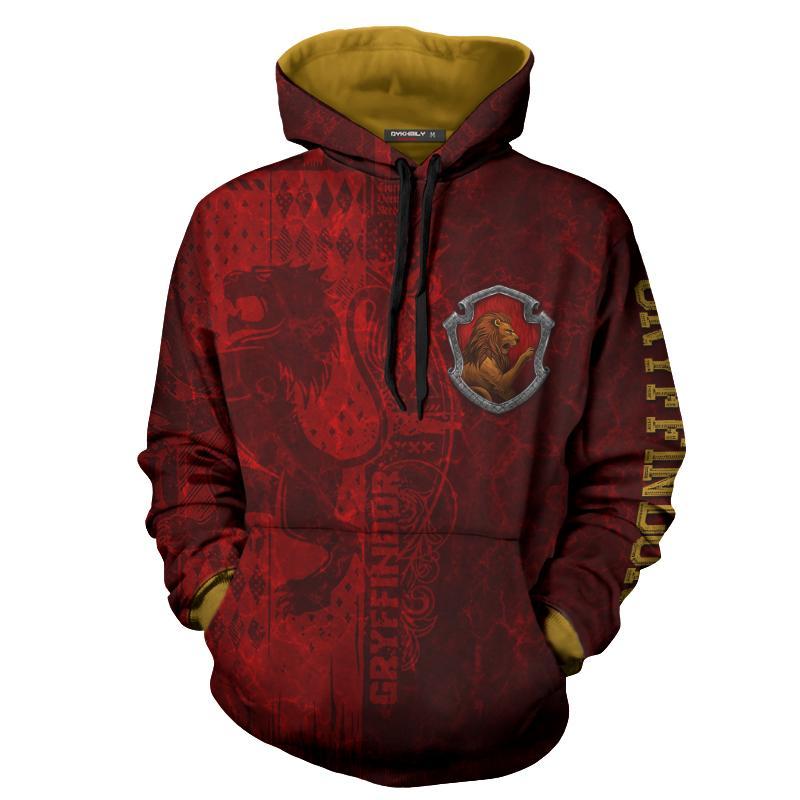 The Brave Gryffindor Harry Potter New Unisex 3D T-shirt   