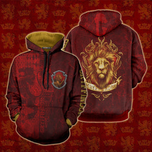 The Brave Gryffindor Harry Potter New Unisex 3D T-shirt Hoodie S 