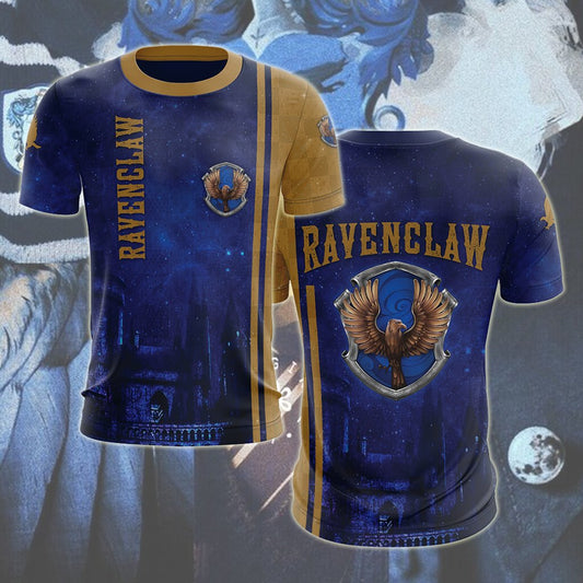 The Hogwarts Castle Ravenclaw Harry Potter Unisex 3D T-shirt   