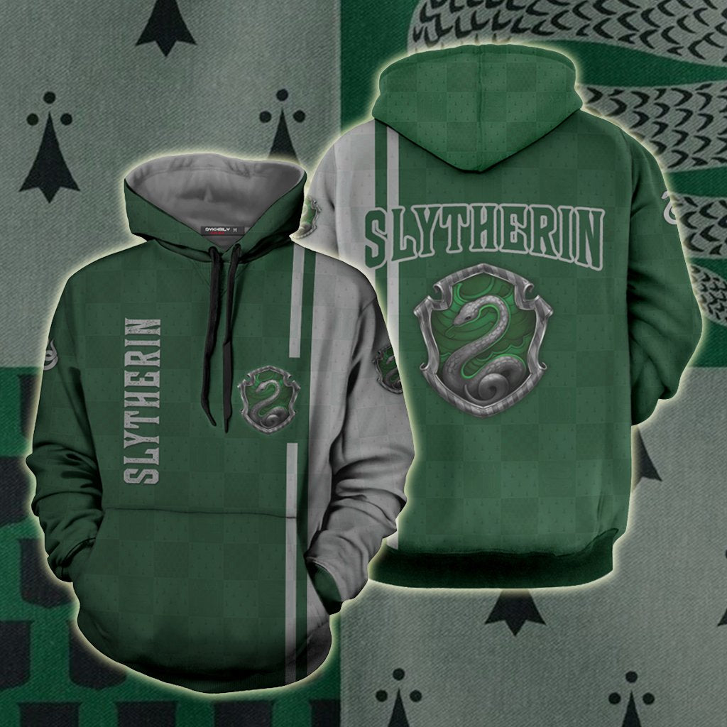 Proud To Be A Slytherin Harry Potter Unisex 3D T-shirt Hoodie S 