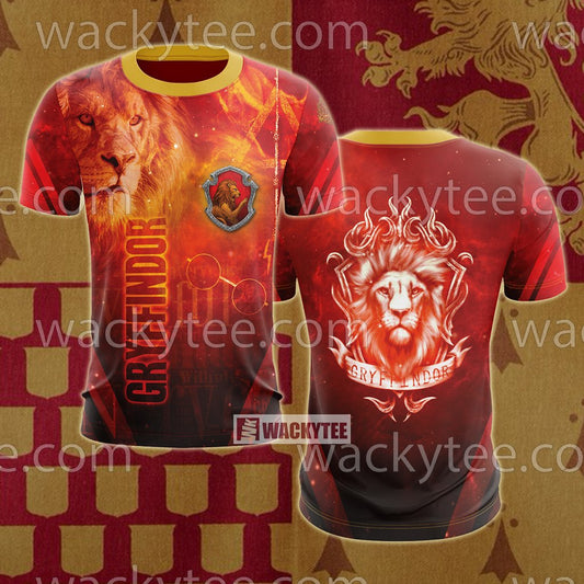 The Brave Gryffindor Harry Potter New Look Unisex 3D T-shirt   