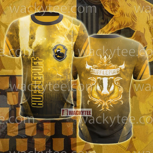 The Just Hufflepuff Harry Potter New Look Unisex 3D T-shirt   