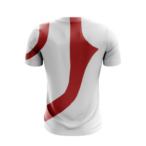 Kratos God Of War (White) Unisex 3D T-shirt   