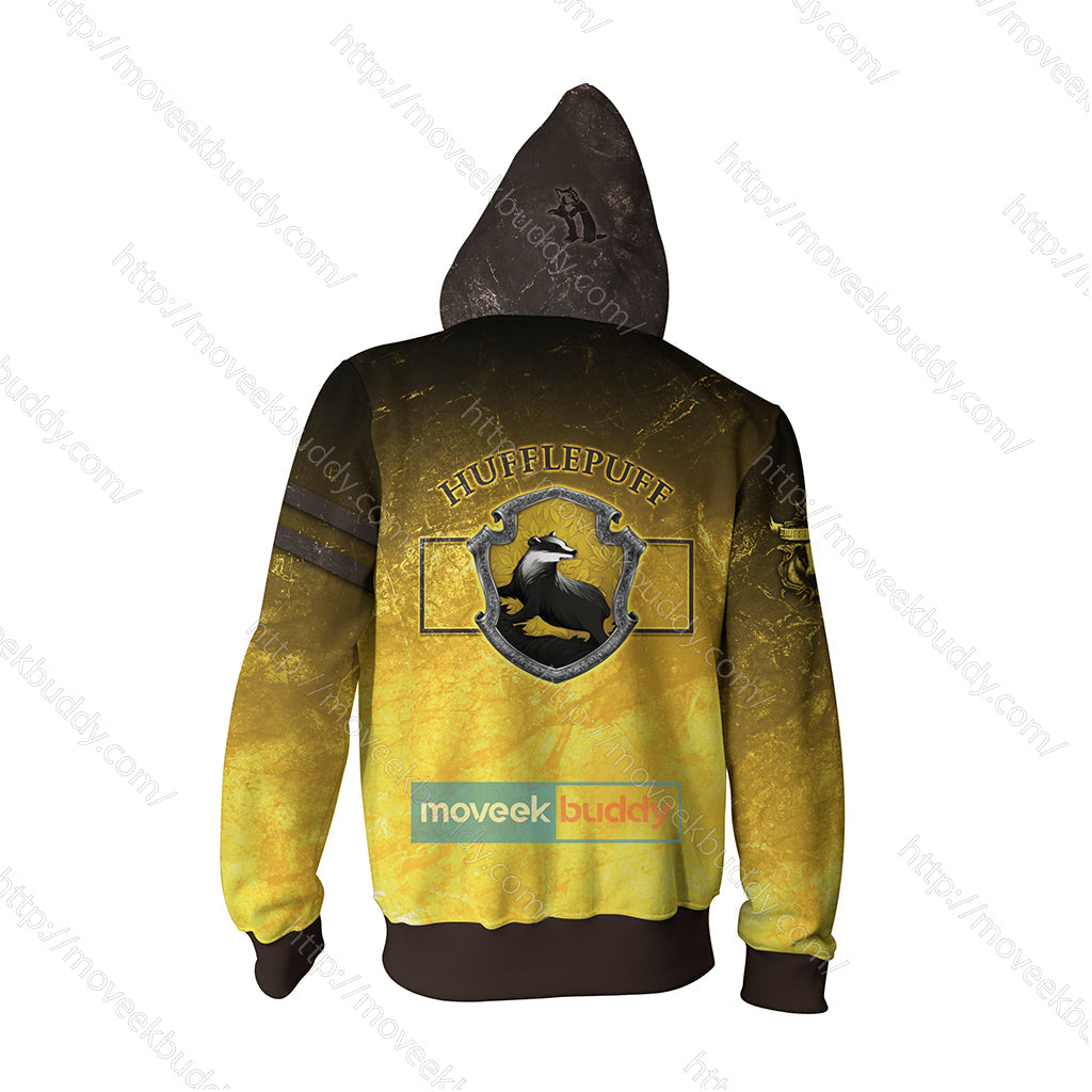 Hufflepuff My Honor Is My Loyalty Unisex 3D T-shirt   