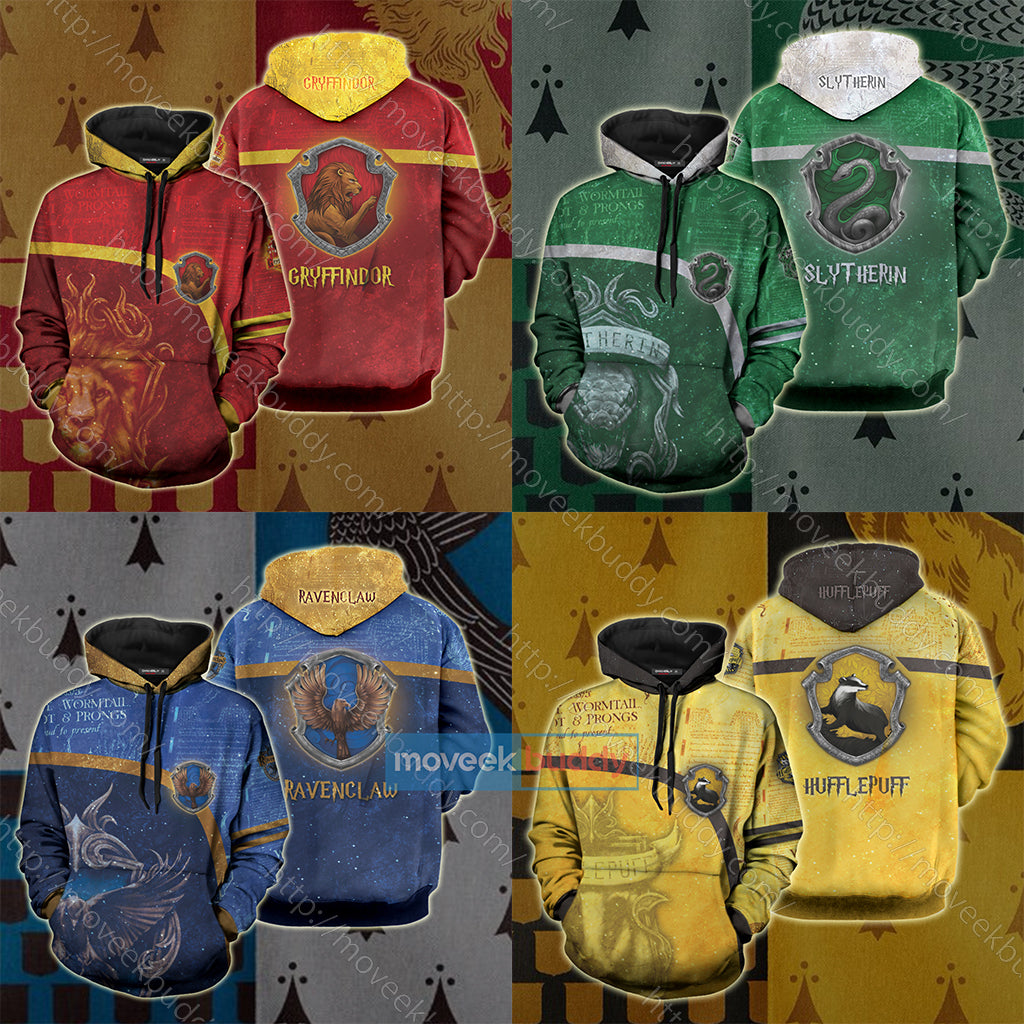 Ravenclaw House Harry Potter New Unisex 3D T-shirt   