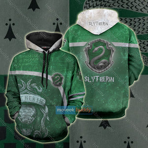 Slytherin House Harry Potter New Unisex 3D T-shirt Hoodie S 